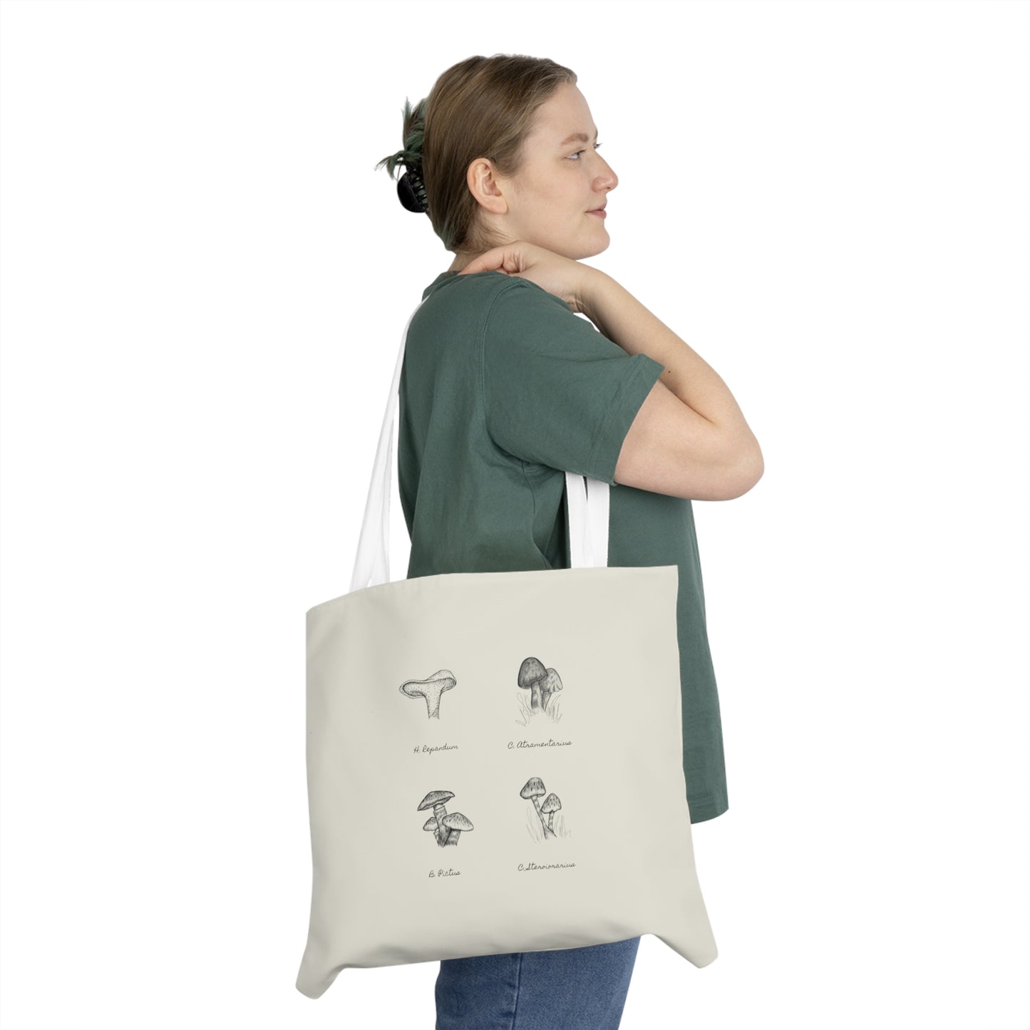 Mushroom Medley Shoulder Tote Bag (AOP)