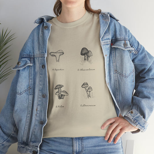 Mushroom Medley Unisex Heavy Cotton Tee