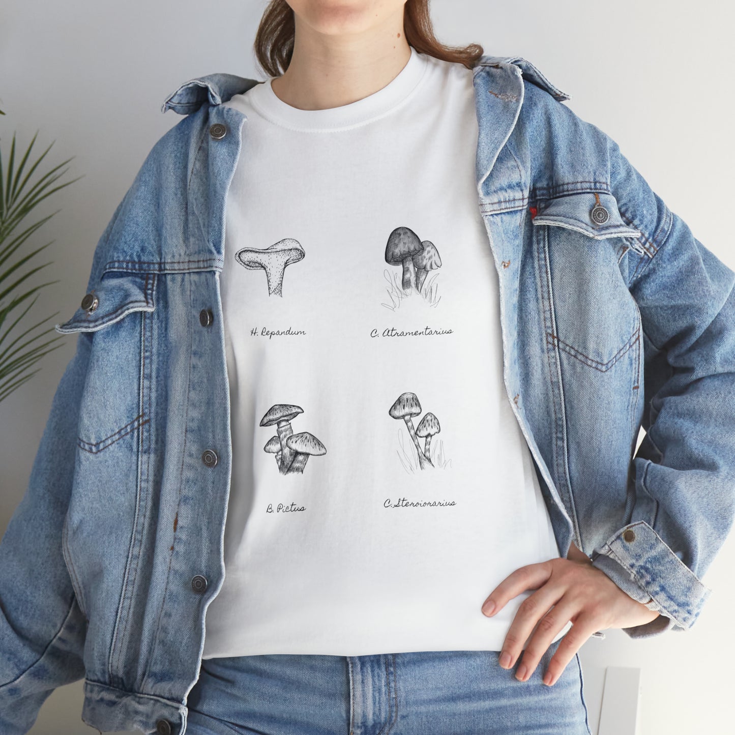 Mushroom Medley Unisex Heavy Cotton Tee