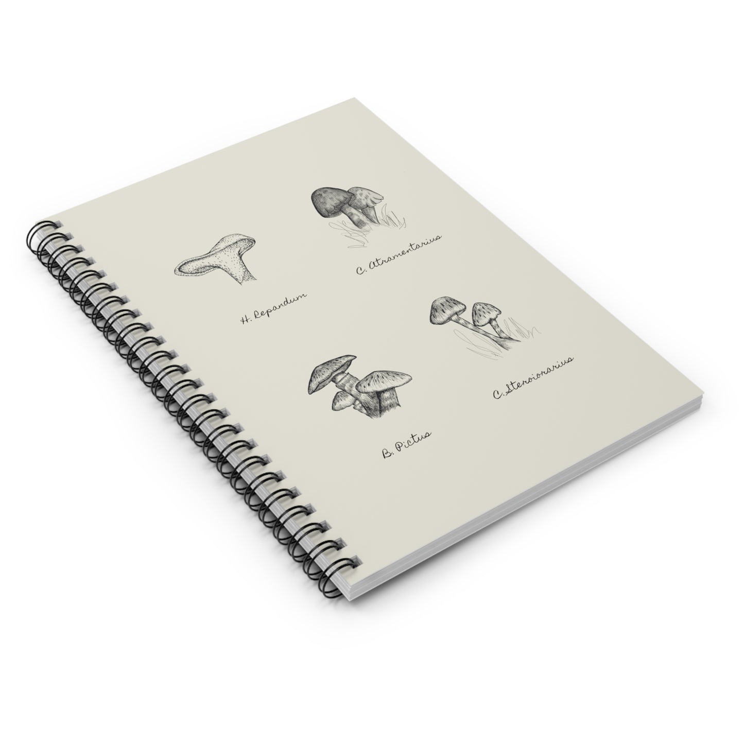 Mushroom Medley Spiral Notebook - Ruled Line